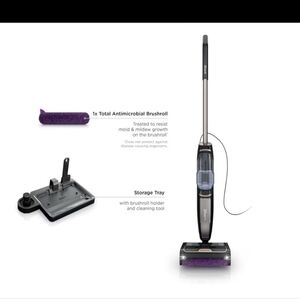 Shark Steam Mop with Purple Brushroll - Powerful Home Cleaning